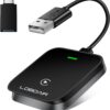 Wireless CarPlay Adapter for Factory Wired CarPlay, 2024 Automatic CarPlay Adapter Converts Wired to Wireless Fits Cars from 2015, iOS 10+, Keep Original Control. Deep Black